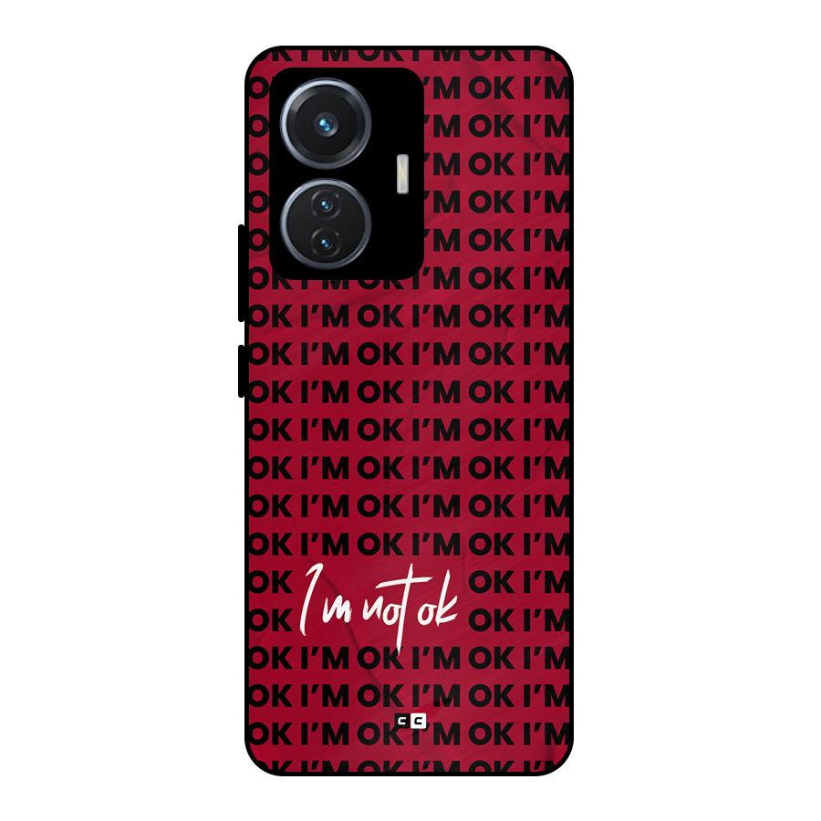 Really Not Ok Metal Back Case for iQOO Z6 44W