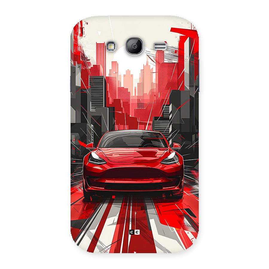 Red And Black Car Back Case for Galaxy Grand Neo Plus
