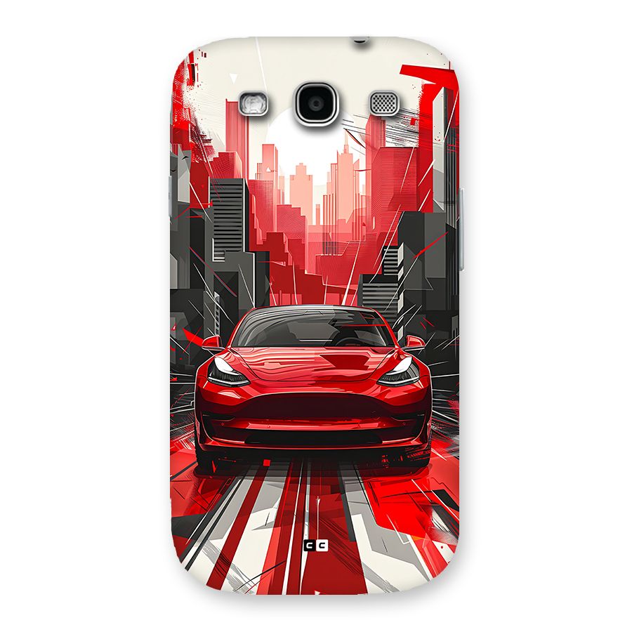 Red And Black Car Back Case for Galaxy S3 Neo