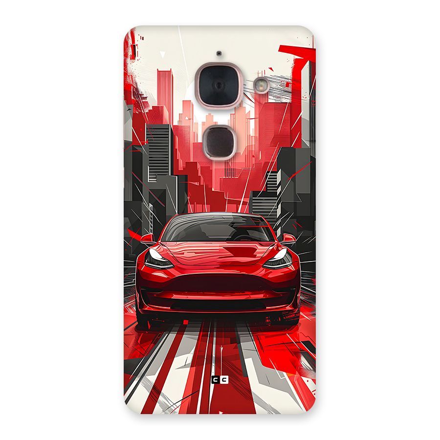 Red And Black Car Back Case for Le Max 2
