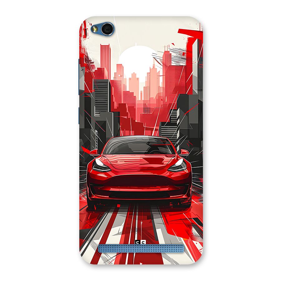 Red And Black Car Back Case for Redmi 5A