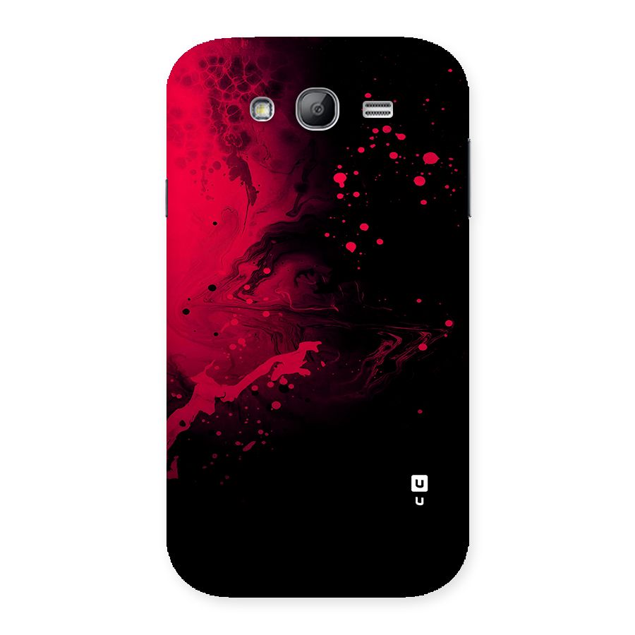 Red Black Splash Art Back Case for Galaxy Grand Neo Plus