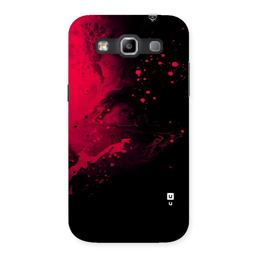 Red Black Splash Art Back Case for Galaxy Grand Quattro
