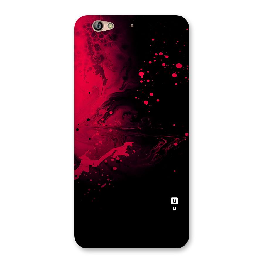 Red Black Splash Art Back Case for Gionee S6