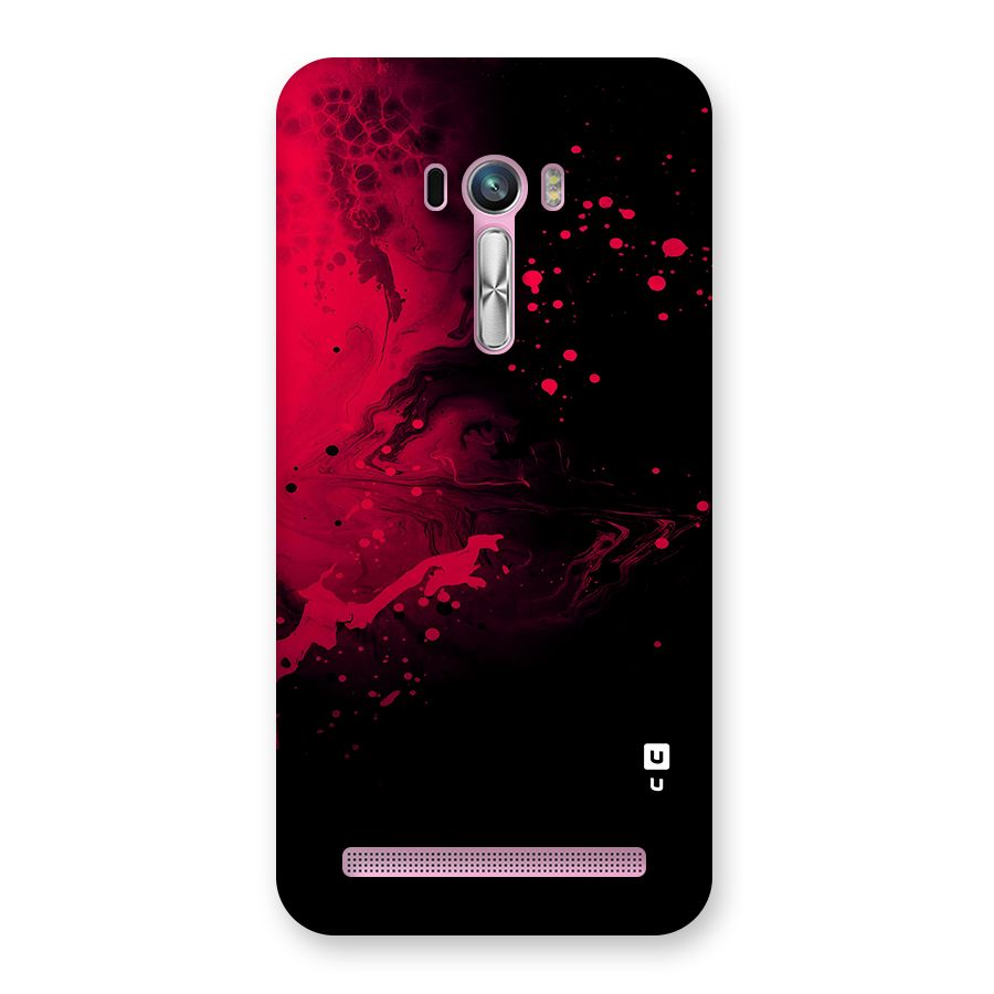 Red Black Splash Art Back Case for Zenfone Selfie