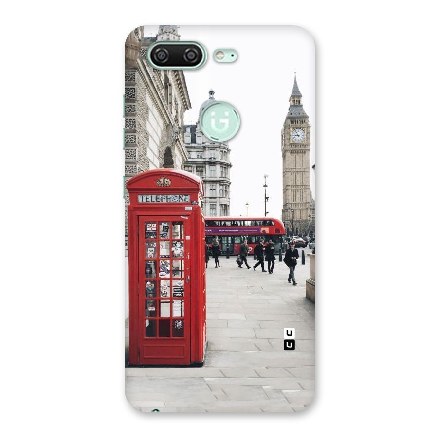 Red City Back Case for Gionee S10