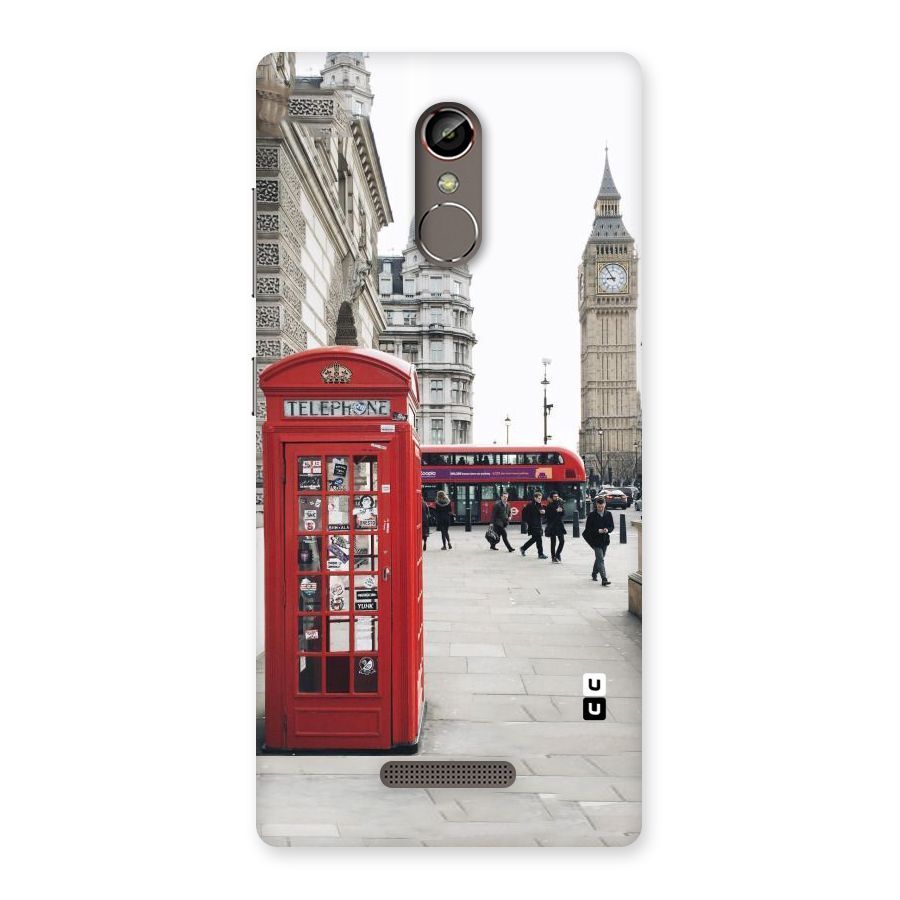 Red City Back Case for Gionee S6s