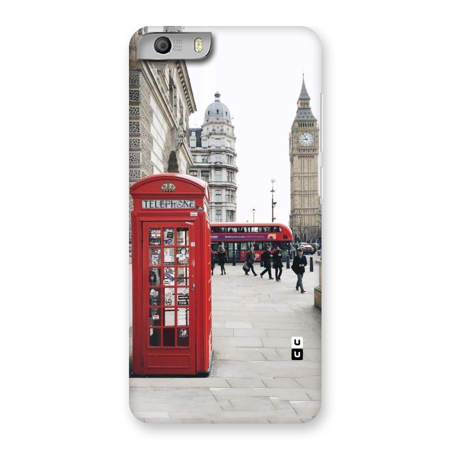 Red City Back Case for Micromax Canvas Knight 2