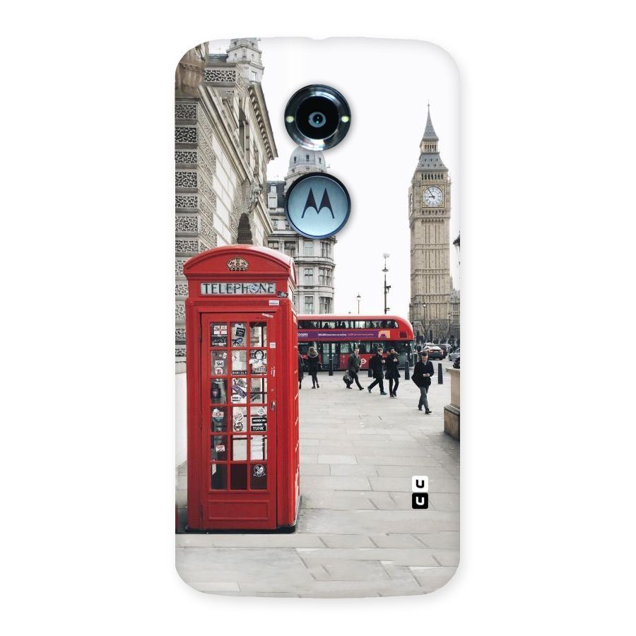 Red City Back Case for Moto X 2nd Gen