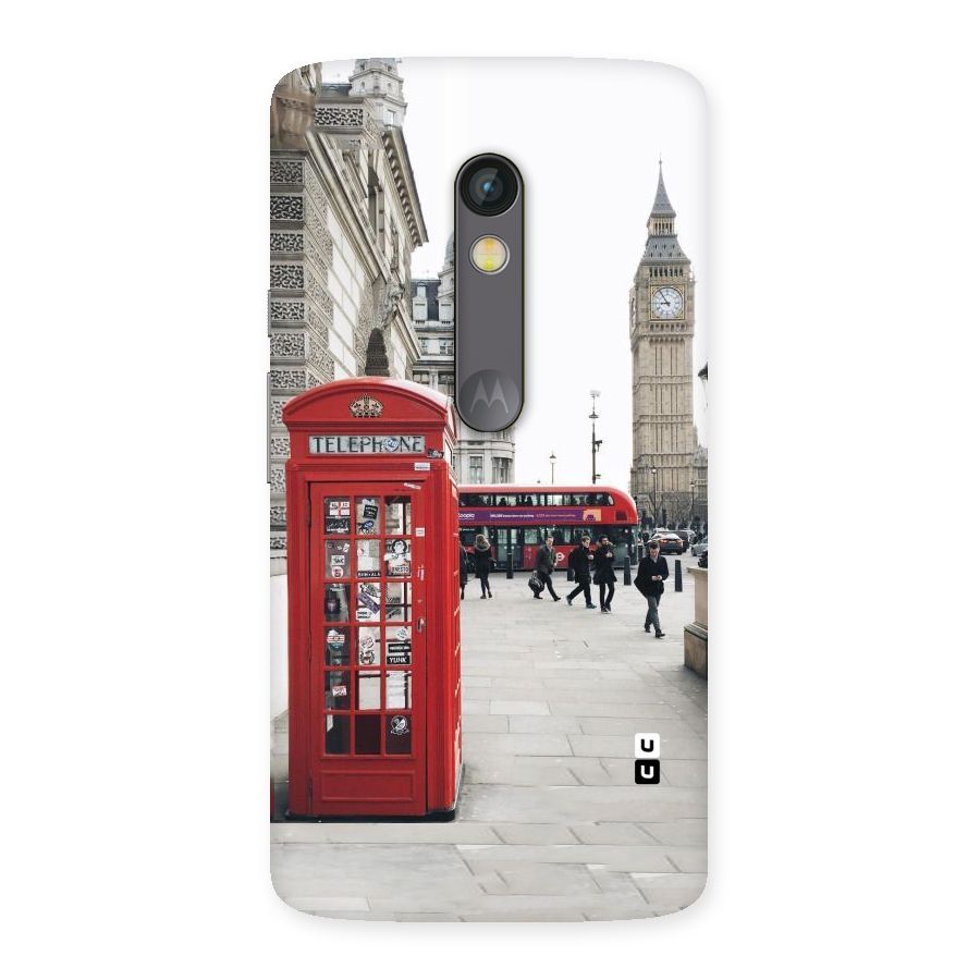 Red City Back Case for Moto X Play