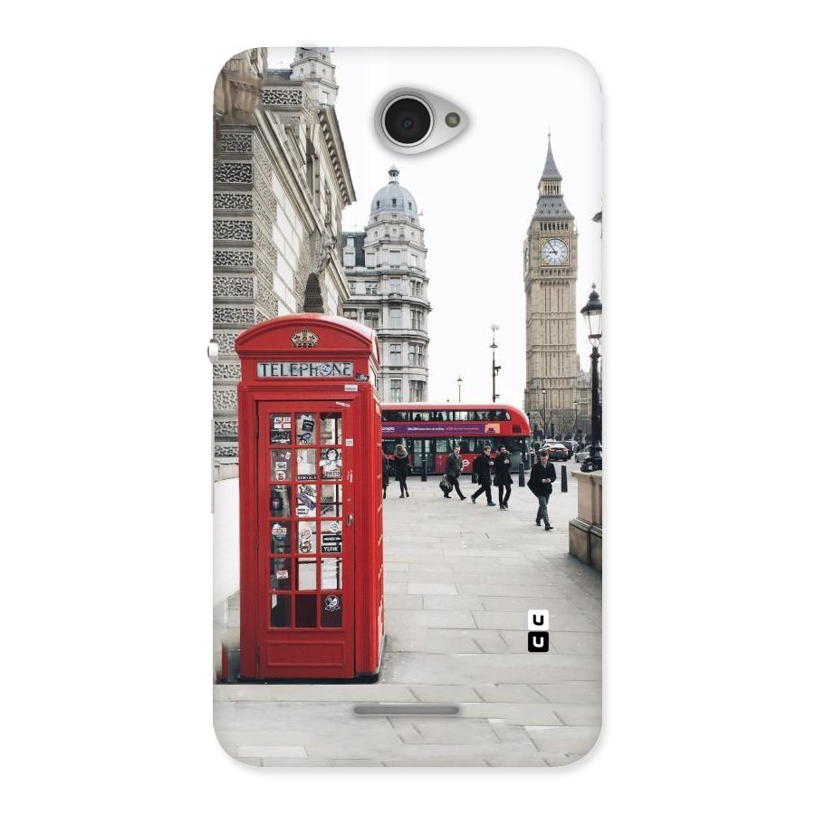 Red City Back Case for Sony Xperia E4