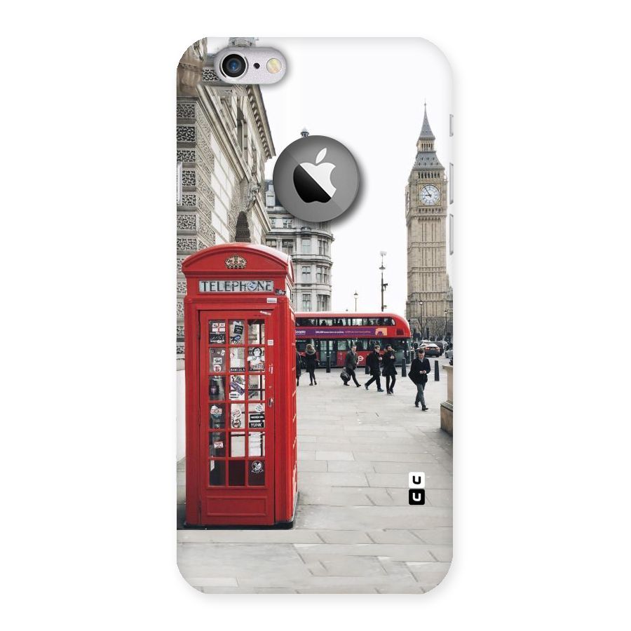Red City Back Case for iPhone 6 Logo Cut