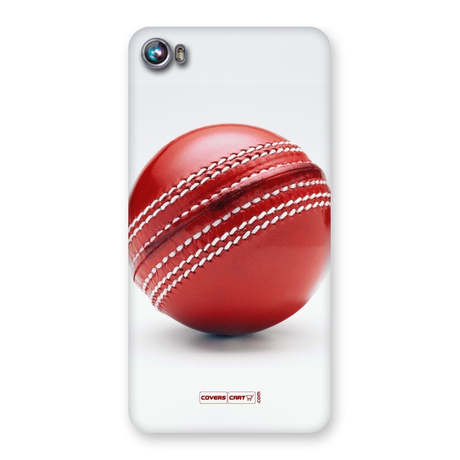 Red International Cricket Ball Back Case for Micromax Canvas Fire 4 A107
