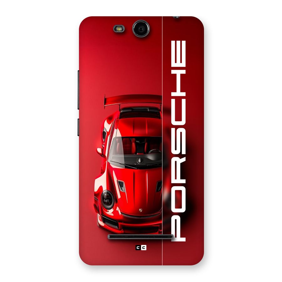 Red Porsche Back Case for Canvas Juice 3 Q392