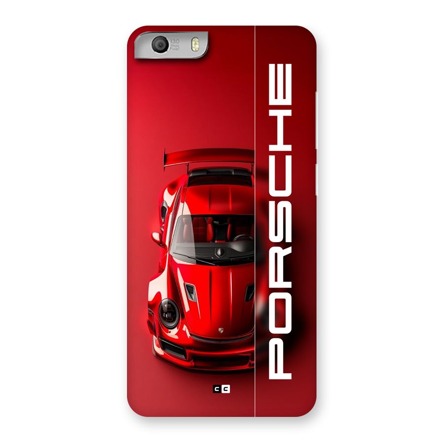 Red Porsche Back Case for Canvas Knight 2