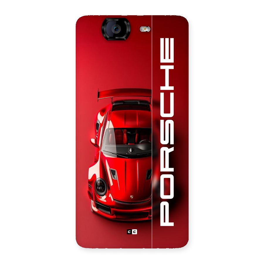 Red Porsche Back Case for Canvas Knight A350