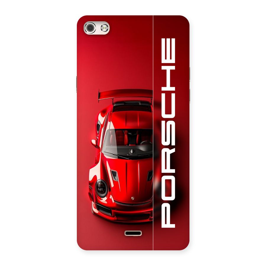 Red Porsche Back Case for Canvas Silver 5