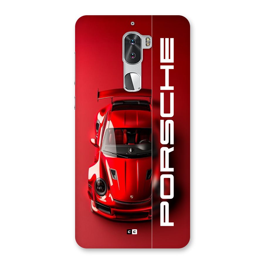 Red Porsche Back Case for Coolpad Cool 1