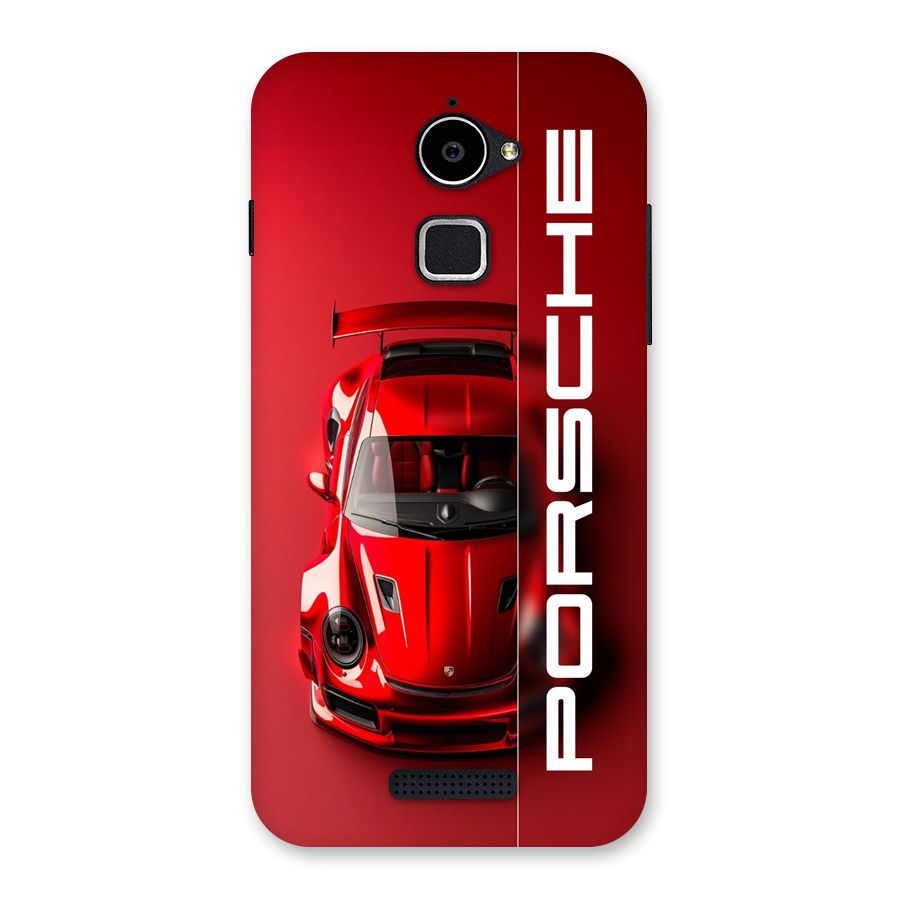 Red Porsche Back Case for Coolpad Note 3 Lite