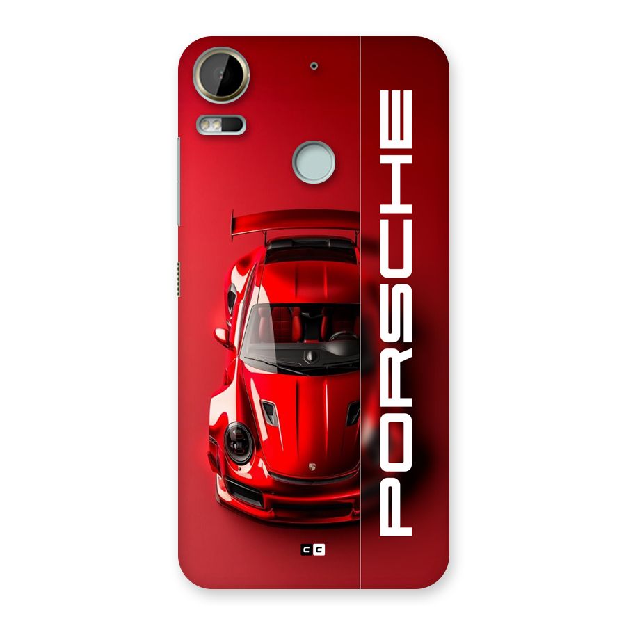 Red Porsche Back Case for Desire 10 Pro