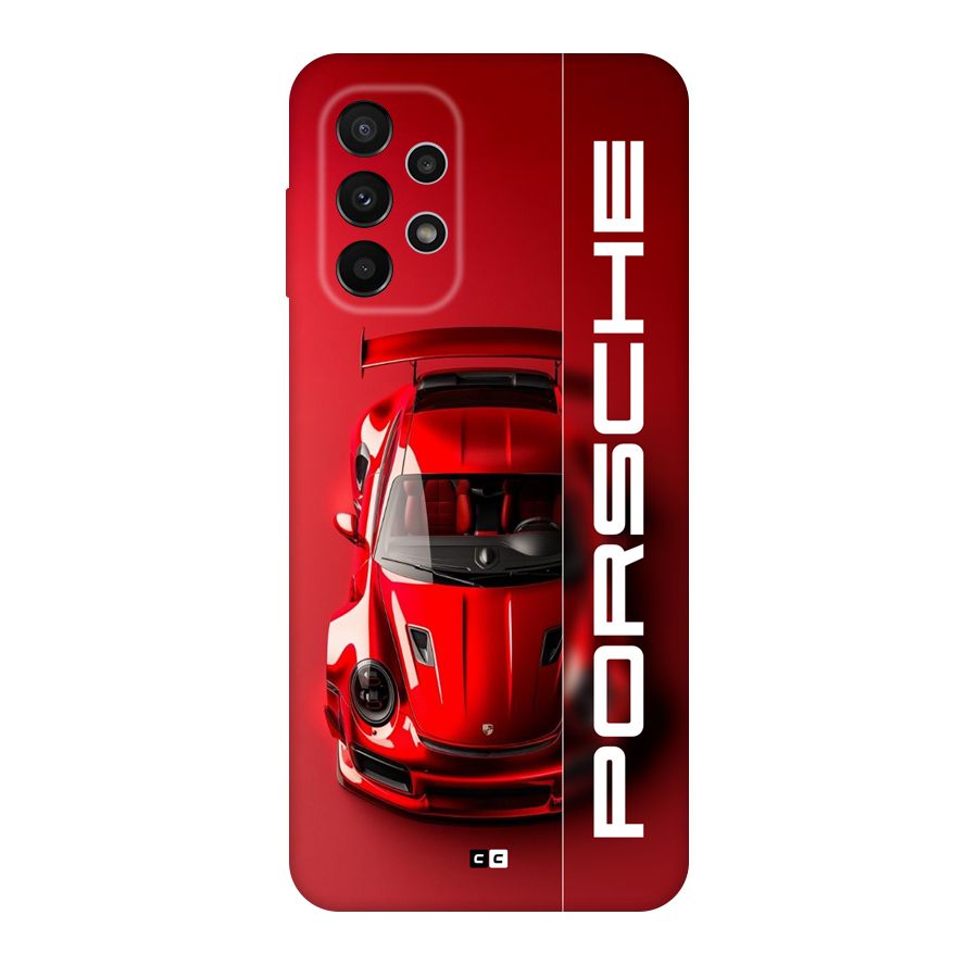 Red Porsche Back Case for Galaxy A23