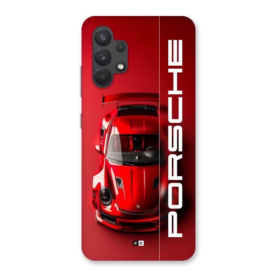 Red Porsche Back Case for Galaxy A32
