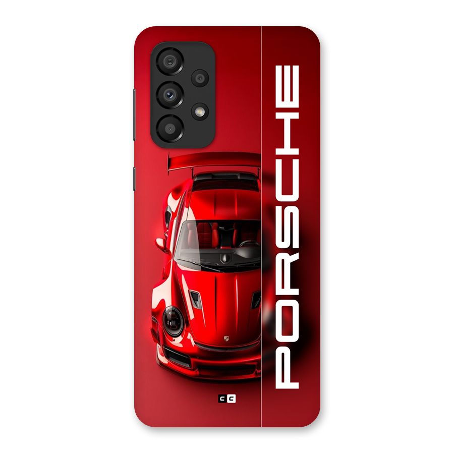Red Porsche Back Case for Galaxy A33 5G