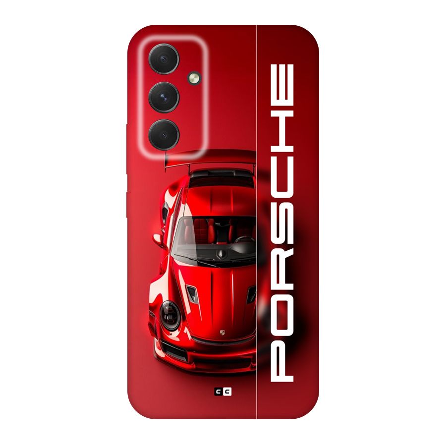 Red Porsche Back Case for Galaxy A54