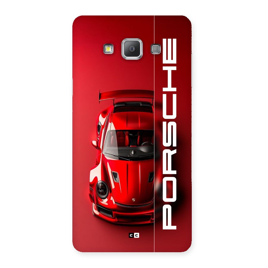 Red Porsche Back Case for Galaxy A7