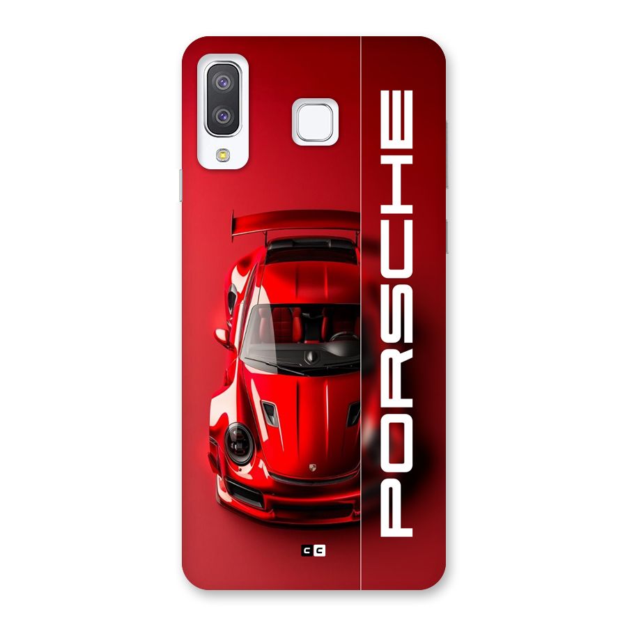 Red Porsche Back Case for Galaxy A8 Star