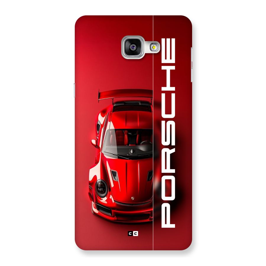 Red Porsche Back Case for Galaxy A9