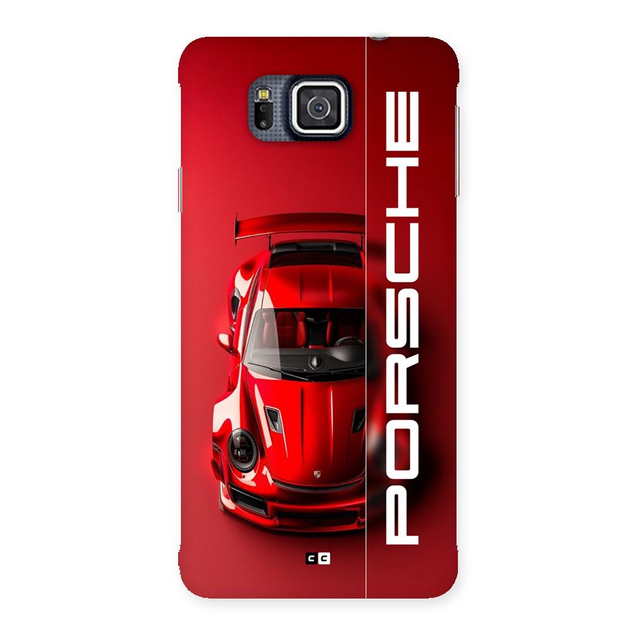Red Porsche Back Case for Galaxy Alpha