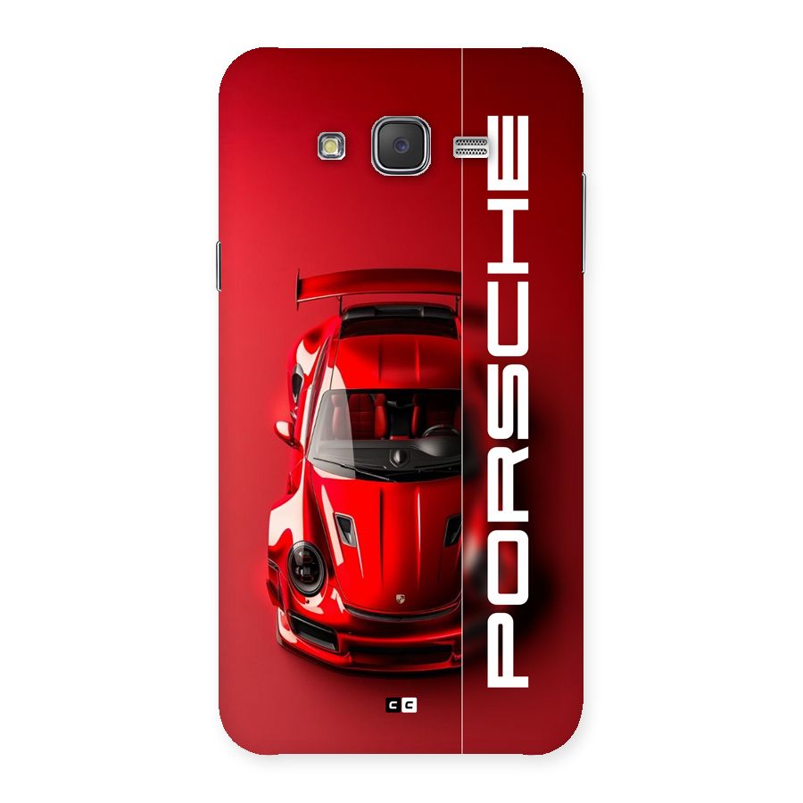 Red Porsche Back Case for Galaxy J7