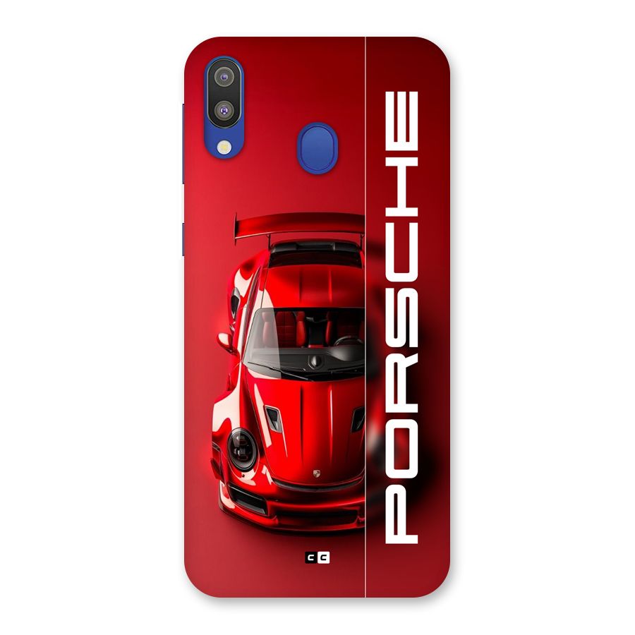 Red Porsche Back Case for Galaxy M20