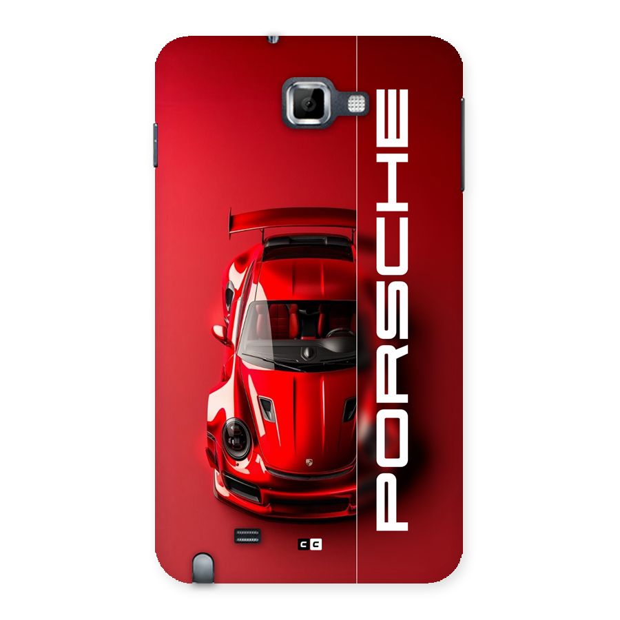 Red Porsche Back Case for Galaxy Note