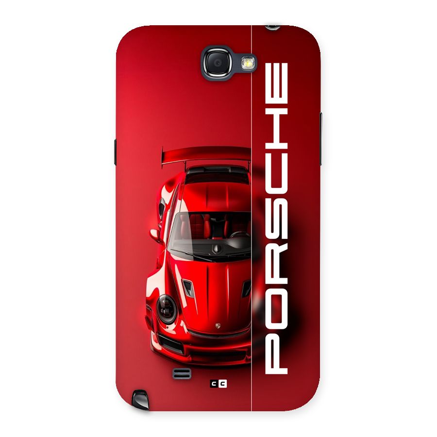Red Porsche Back Case for Galaxy Note 2
