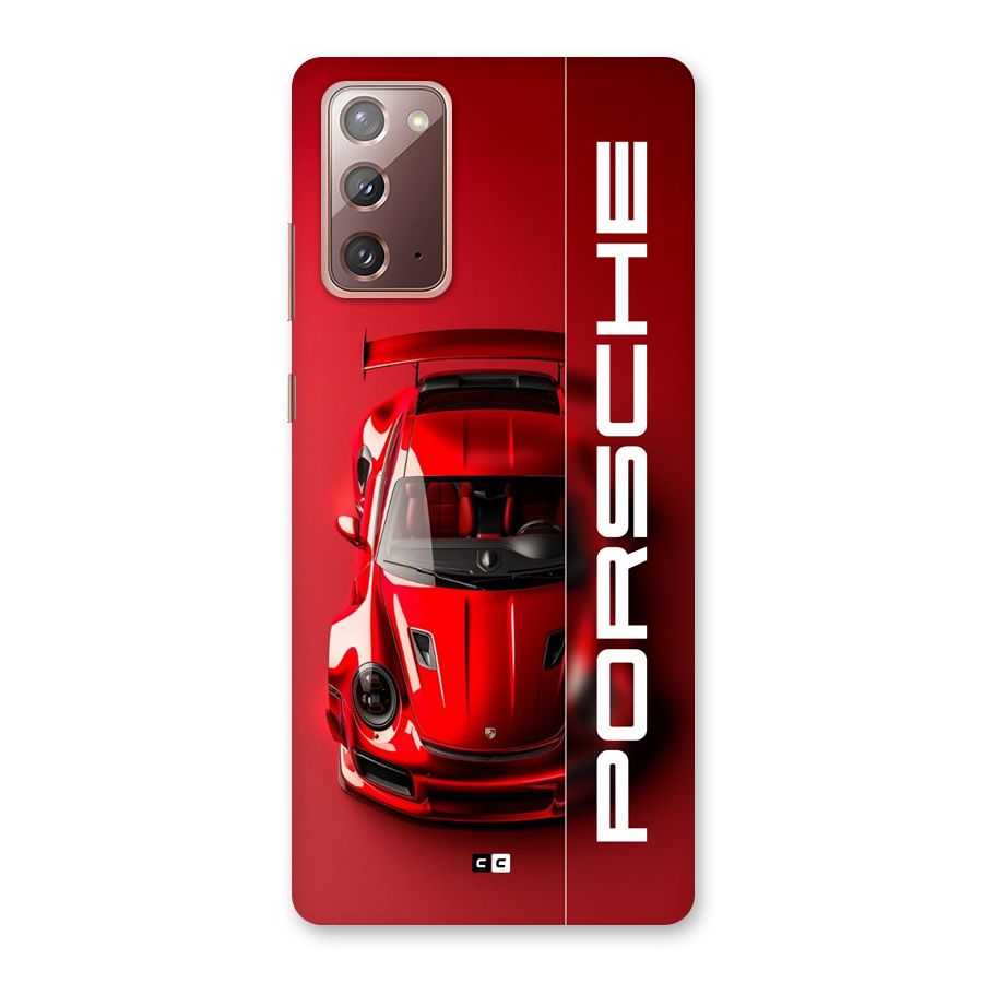 Red Porsche Back Case for Galaxy Note 20