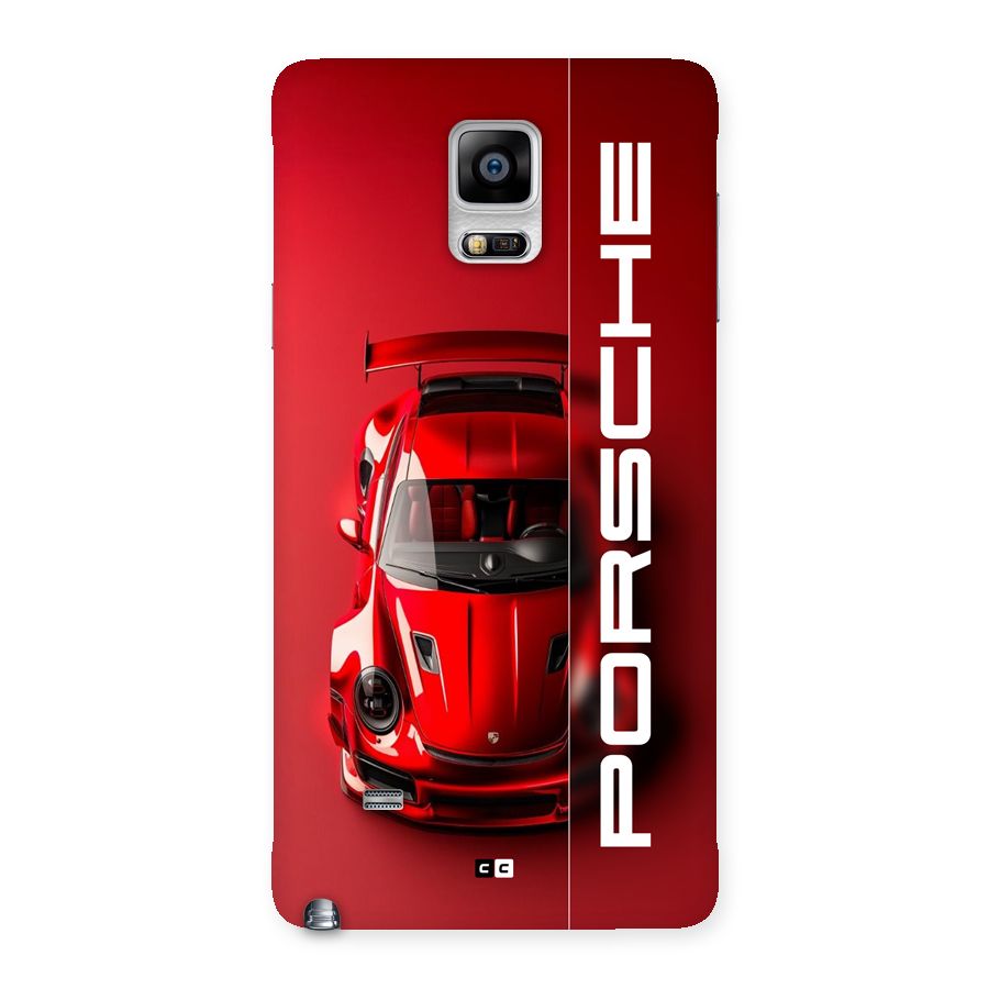 Red Porsche Back Case for Galaxy Note 4