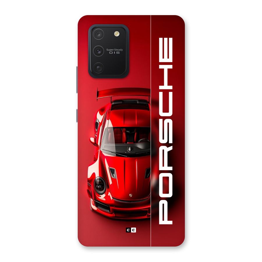 Red Porsche Back Case for Galaxy S10 Lite