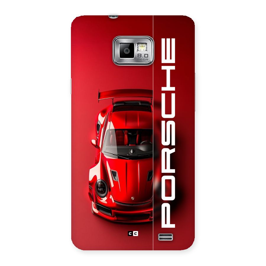Red Porsche Back Case for Galaxy S2