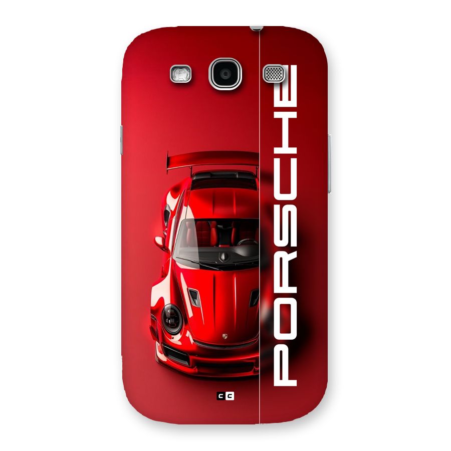 Red Porsche Back Case for Galaxy S3
