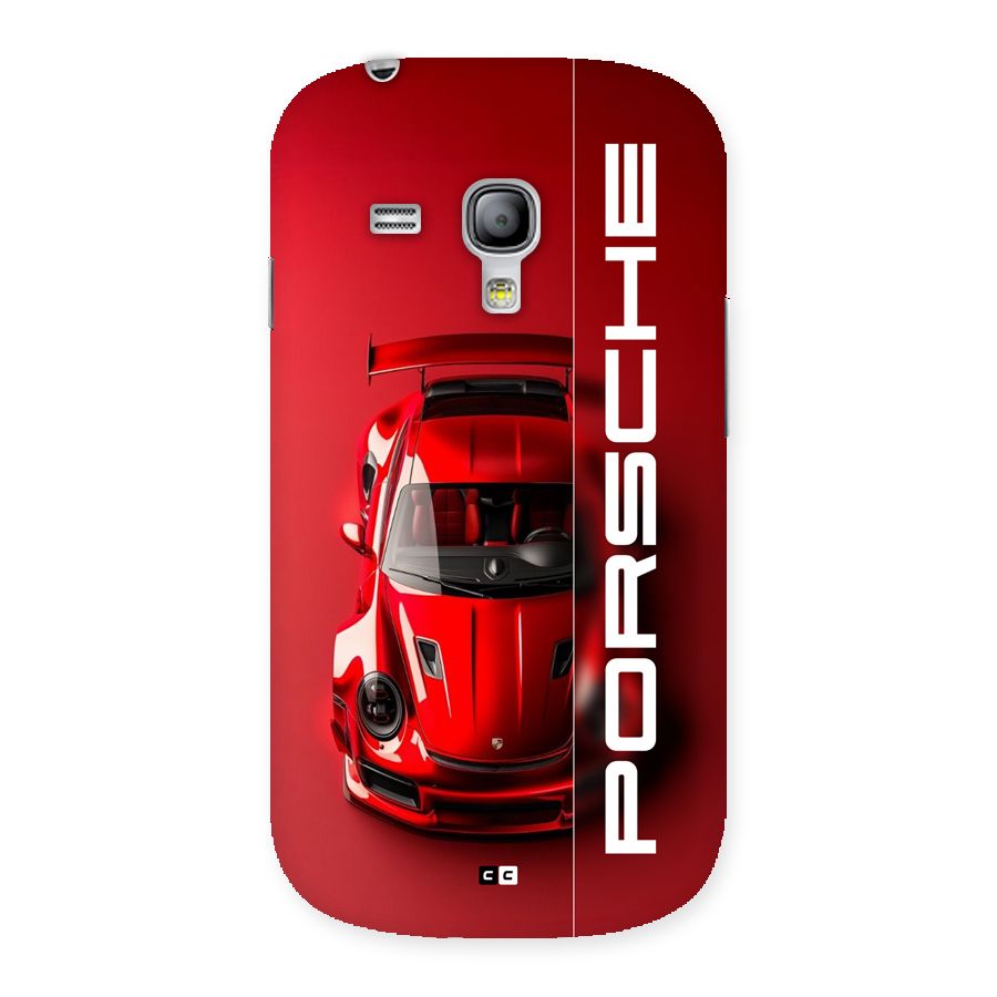 Red Porsche Back Case for Galaxy S3 Mini