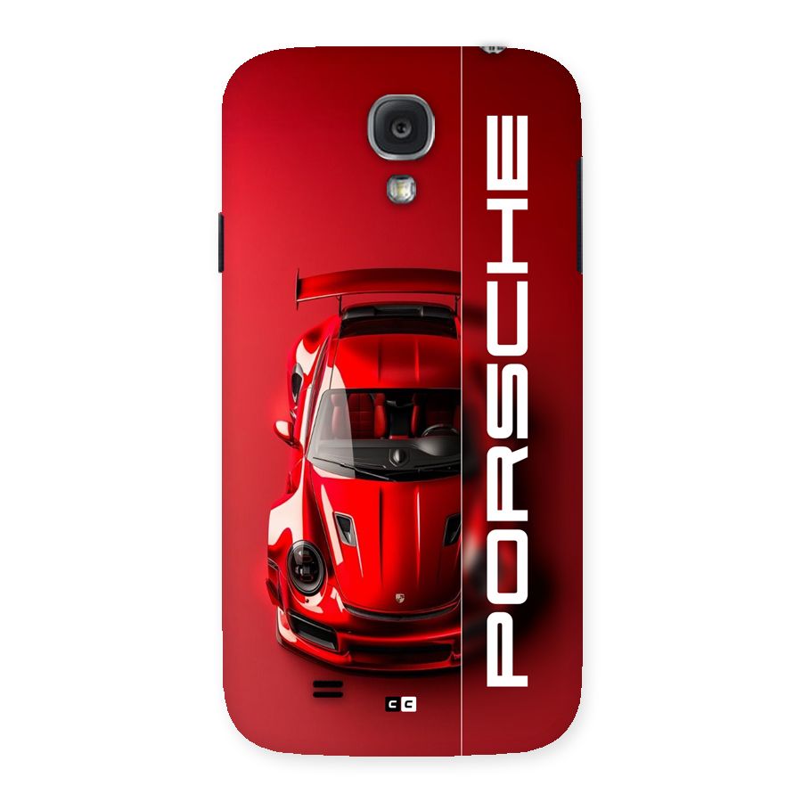 Red Porsche Back Case for Galaxy S4