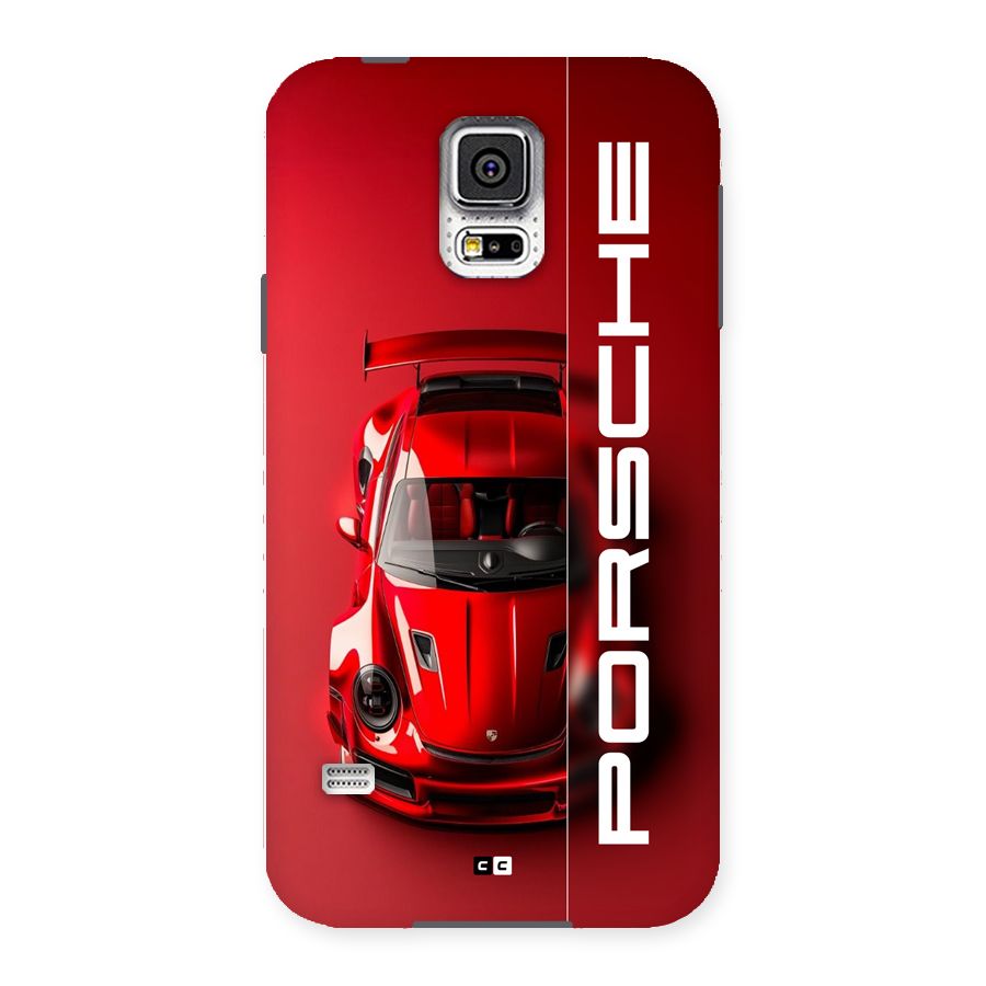 Red Porsche Back Case for Galaxy S5