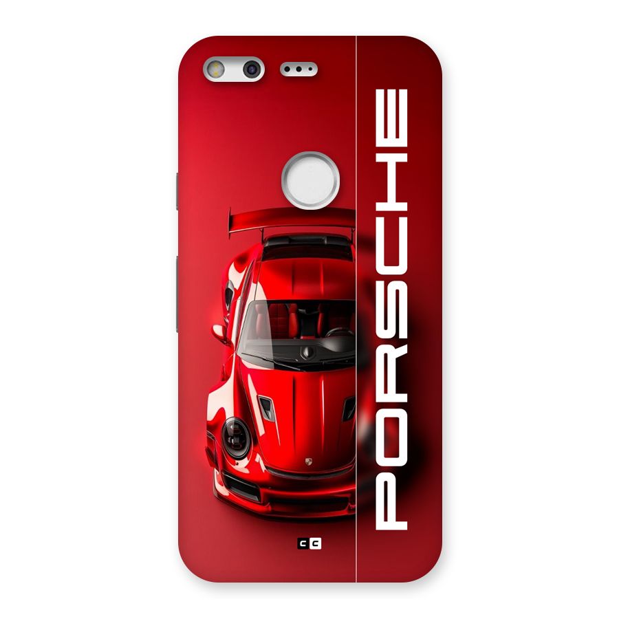 Red Porsche Back Case for Google Pixel