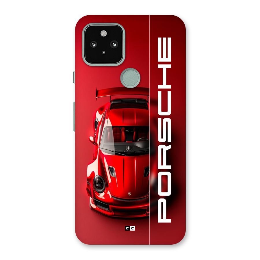 Red Porsche Back Case for Google Pixel 5