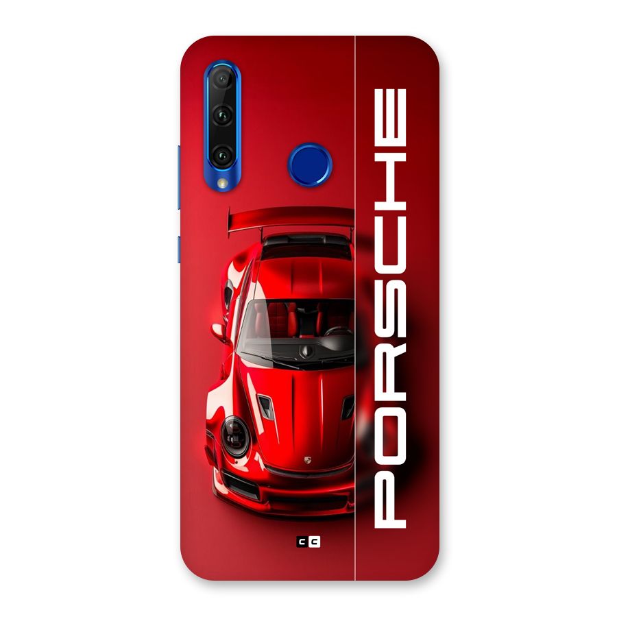 Red Porsche Back Case for Honor 20i