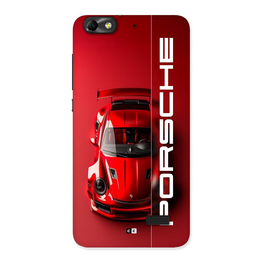 Red Porsche Back Case for Honor 4C