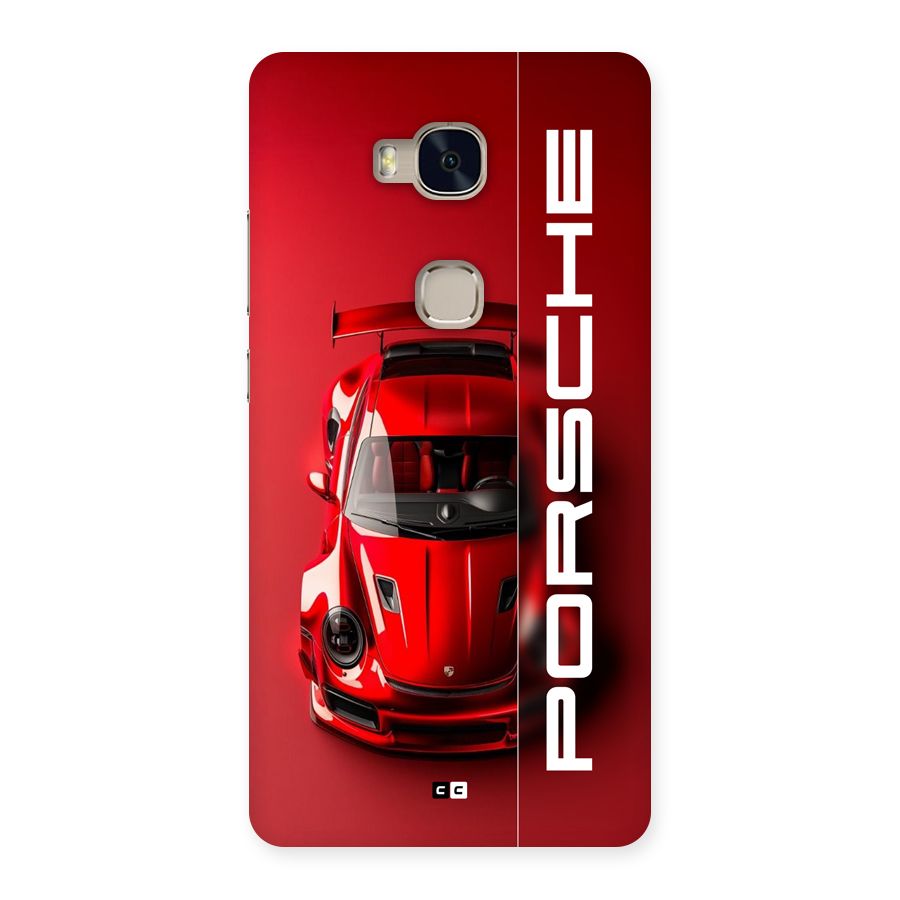 Red Porsche Back Case for Honor 5X