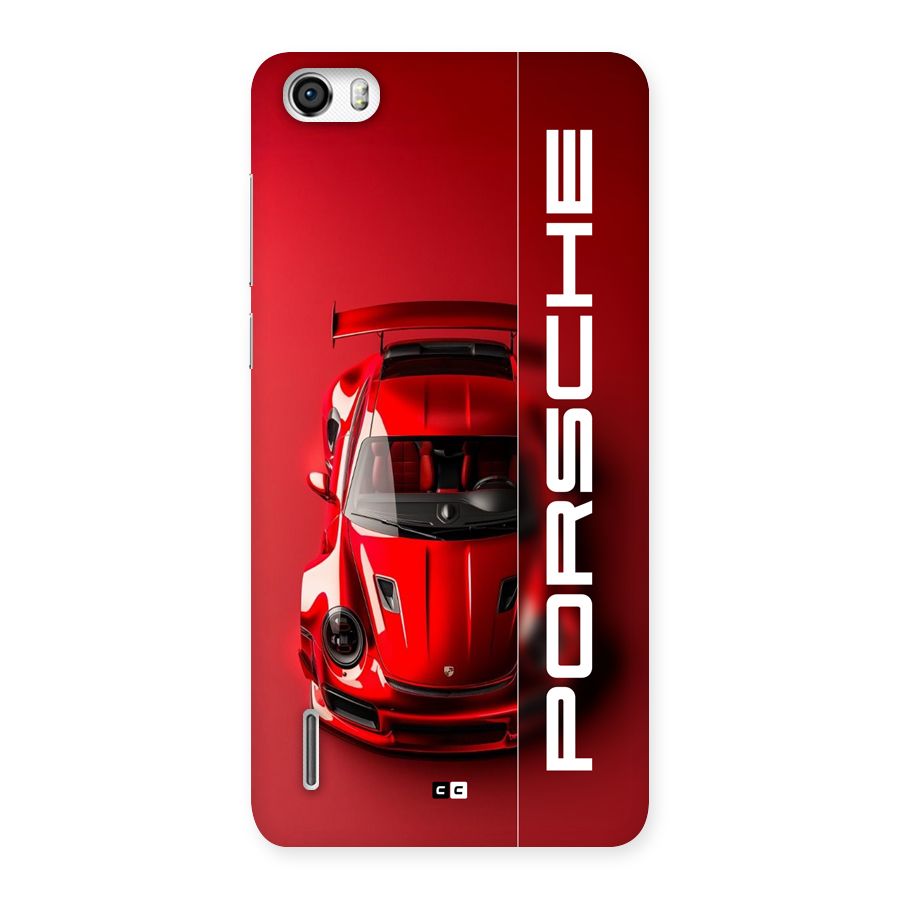 Red Porsche Back Case for Honor 6